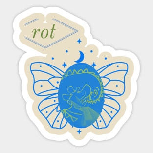 Buttersaur in Bodacious Blue Sticker